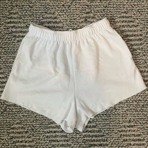 DSG White Sweat Shorts